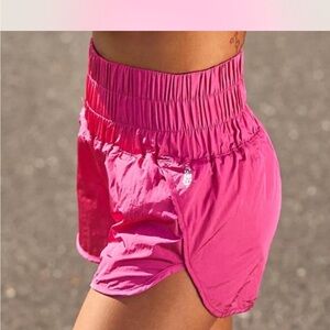 Free People Movement The Way Home High Rise Shorts Fuchsia